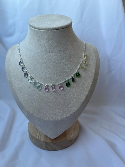 CHOKER CUBIC OSCUROS 