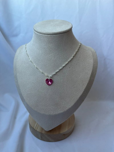 CUBIC CORAZÓN FUCSIA 