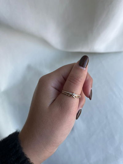 ANILLO INFINITO CON CUBIC
