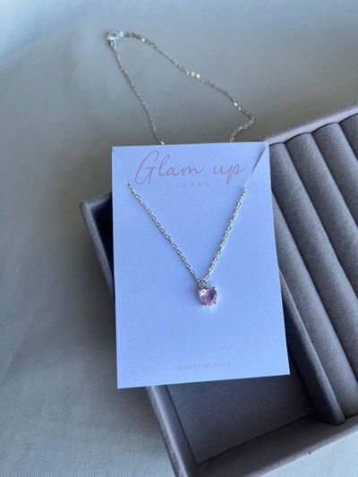 CORAZÓN ROSA CUBIC
