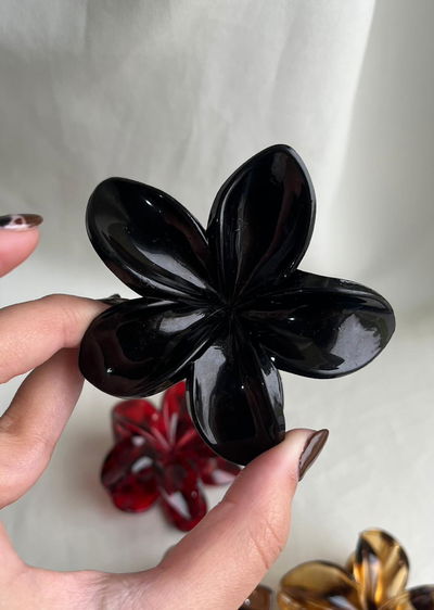 BROCHE FLOR NEGRO