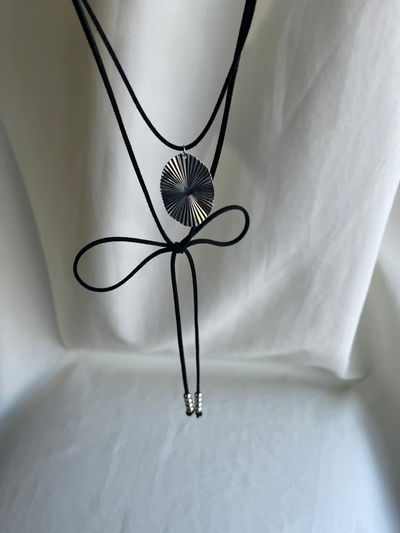 CHOKER GAMUZA CHAPA GRANDE