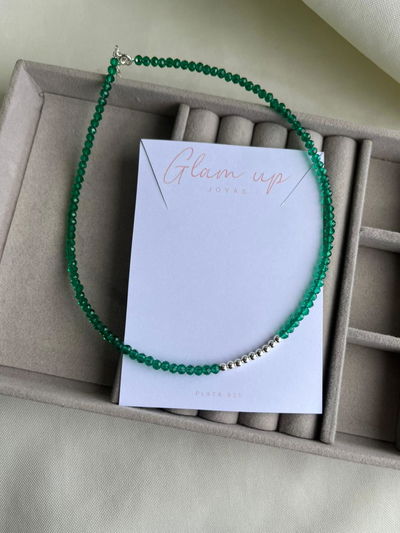 CHOKER CRISTAL VERDE