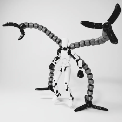 Dummy 13 con Tentáculos, Armas de Fuego y Base