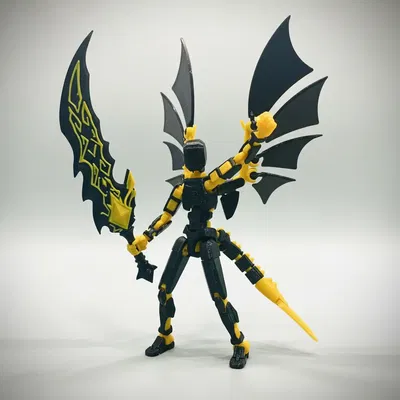 Dummy 13 Dragón con Alas, cola y espada gigante