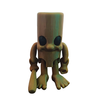 Llaveros Tung Tung Baby Meme 3D Articulados
