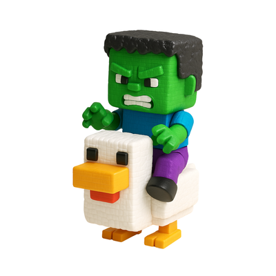 Chicken Jockey de Minecraft