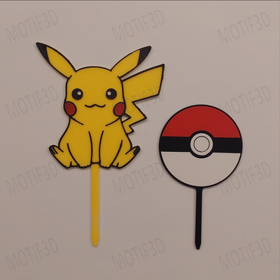 Pinche Topper Pikachu Pokebola