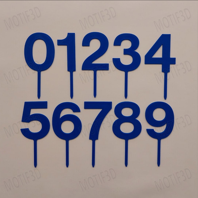 Numeros Azul