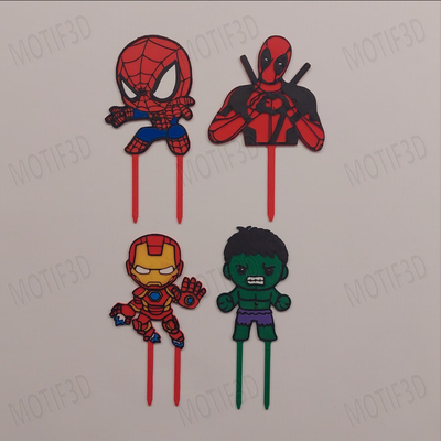 Pinche Topper Superheroes