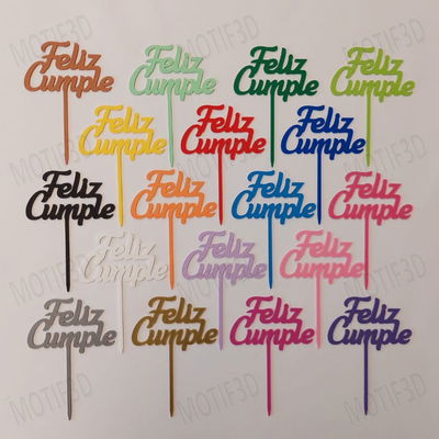 Topper Feliz Cumple Grande