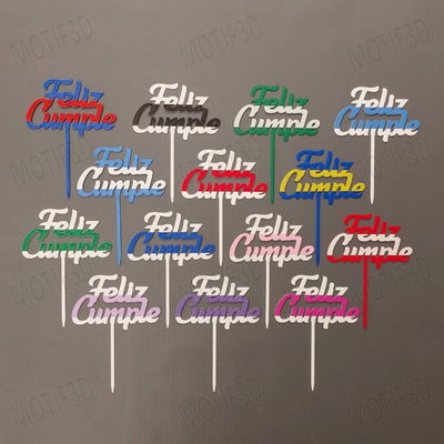 Topper Feliz Cumple Grande Combinado