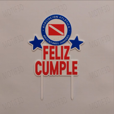 Topper Argentinos Feliz Cumple