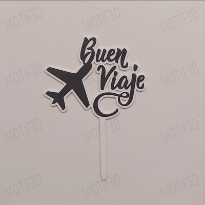 Topper Buen Viaje 9cm