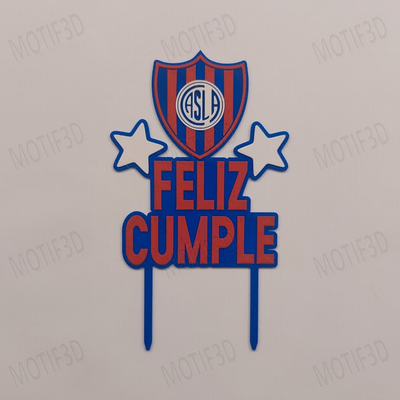 Topper San Lorenzo Feliz Cumple