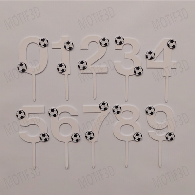 Numeros Pelota Blanco y Negro