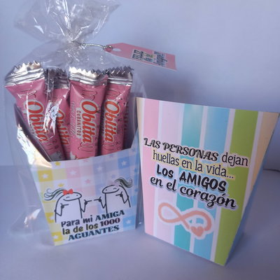MINI BOUQUET CON CUBANITOS OBLITA (FISICO)