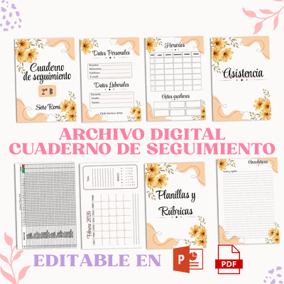 IMPRIMIBLE Cuaderno de seguimiento Primaria
