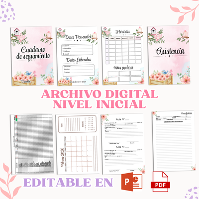 ARCHIVO DIGITAL NIVEL INICIAL CUADERNO DE SEGUIMIENTO