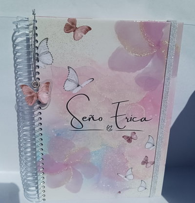 Cuaderno mariposa tamaño A5 a Rayas 100 (fisico)