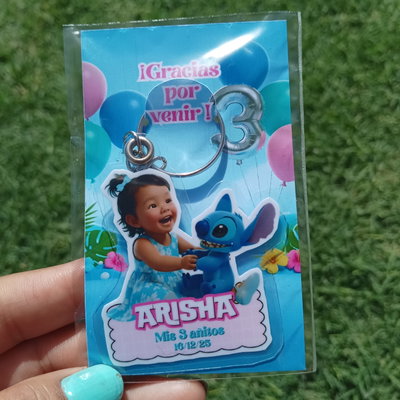 Llaveros impresos plastificados souvenir