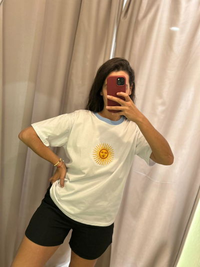 Remeras ARG bordadas 