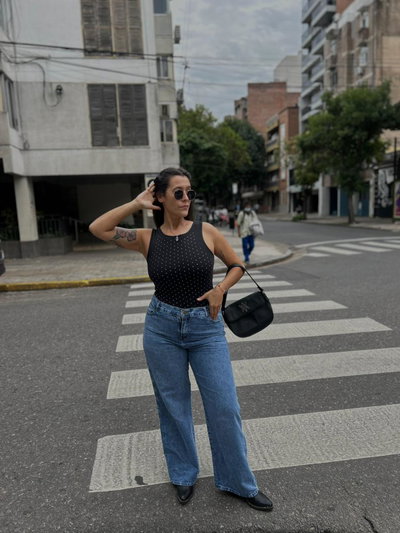Musculosa brillos 