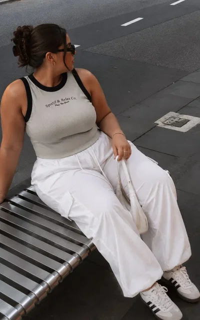 Musculosa RIB estampada