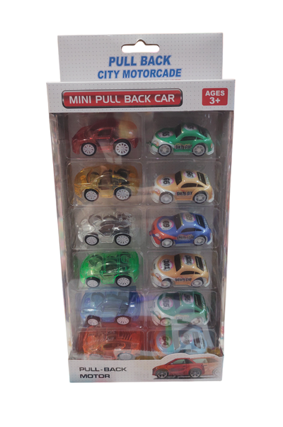 Mini pull back car x 12