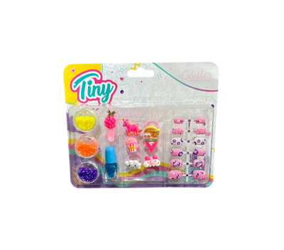 Set de uñas con anillos 