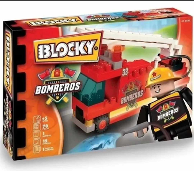 Blocky Bombero x 70 piezas 