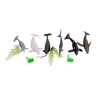 Animales de mar en bolsa 
