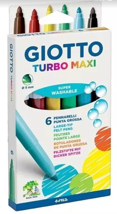 Marcadores Turbo Maxi Giotto 