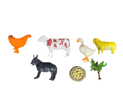 Animales granja x 5 