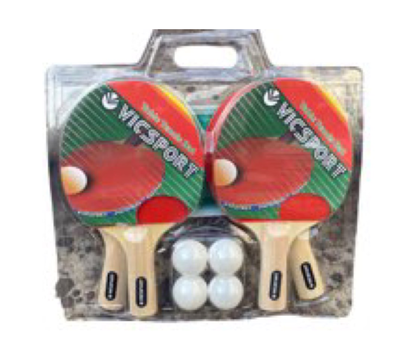 Paleta pin pon con red 