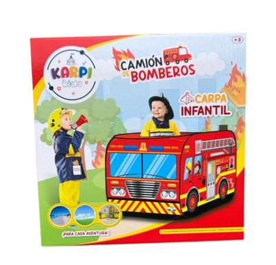Carpita Plegable Camión Bombero 