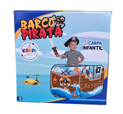 Carpita Plegable Barco Pirata 