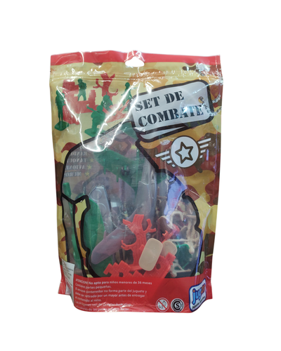 Set de soldados con avión y tanque 