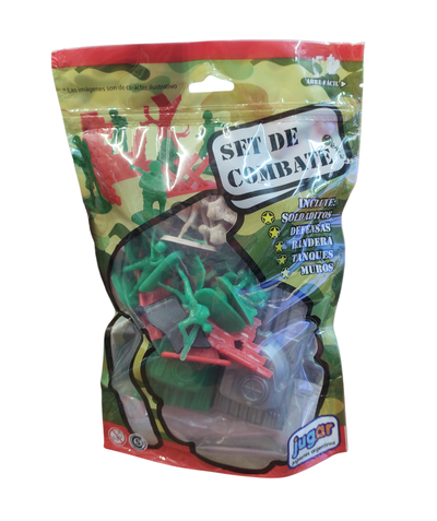 Set de soldados con tanque 