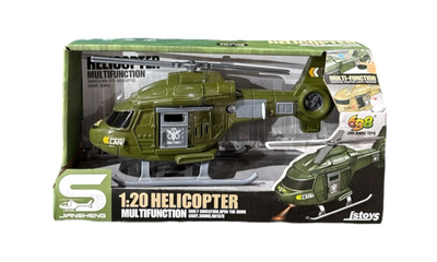 Helicóptero militar con sonido 