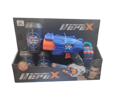 Pistola lanza dardo goma 