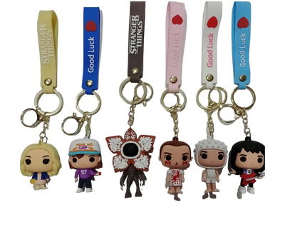 Llaveros de goma Strangers Things Demogorgon.Consultar modelo disponible 