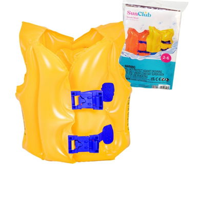 Chaleco inflable 2- 6 años .43x35 cm