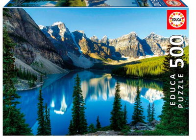 Rompecabezas de 500 piezas .Lago en Alberta 