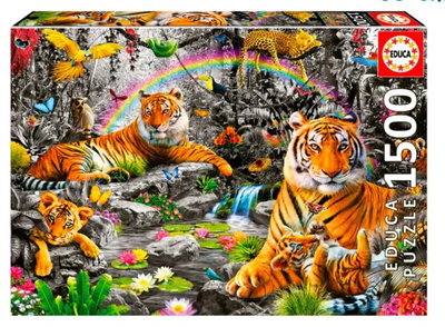 Rompecabezas 1500 piezas Selva Radiante 