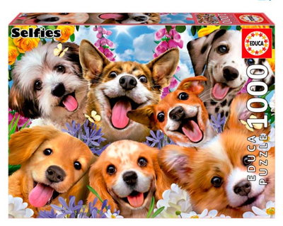 Rompecabezas 1000 piezas Selfie de Perritos