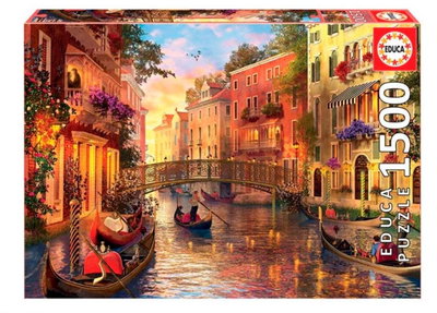 Rompecabezas 1500 piezas Atardecer en Venecia 