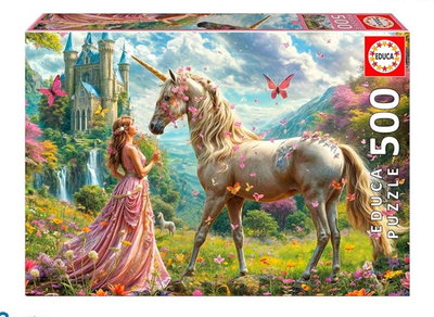 Rompecabezas 500 piezas .Hada y Mariposas