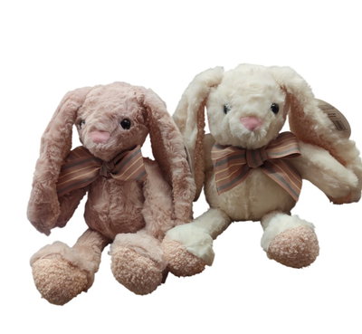 Conejo peluche con moño 