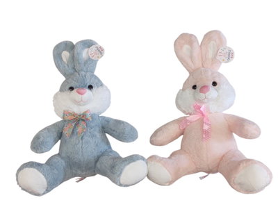 Conejo peluche mediano con moño